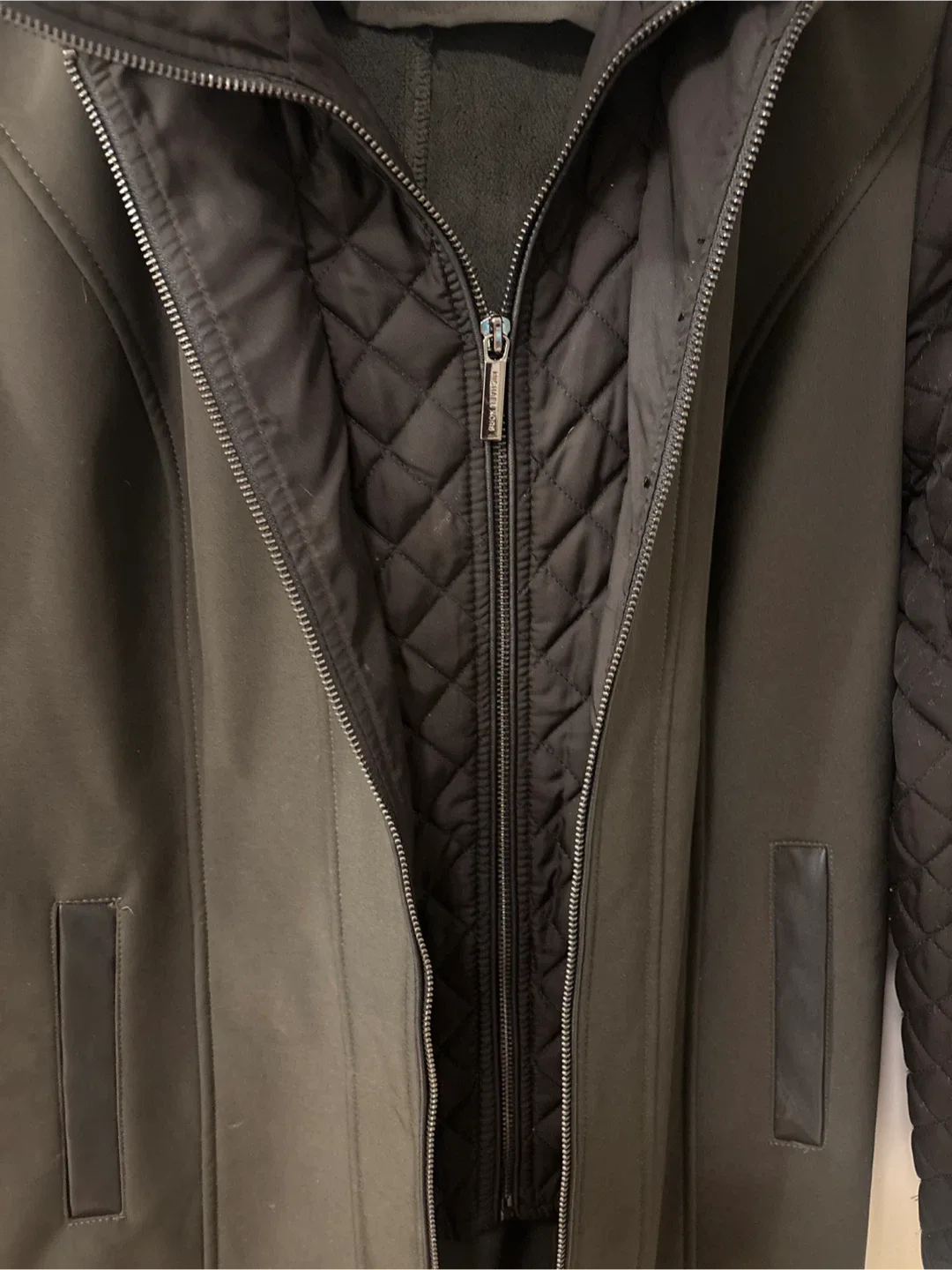 Michael Kors Women's Olive Green Jacket - Size M image indicator(3)