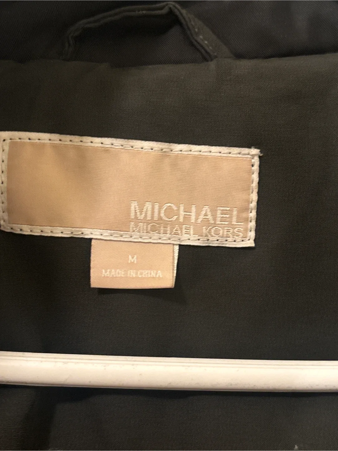 Michael Kors Women's Olive Green Jacket - Size M image indicator(2)