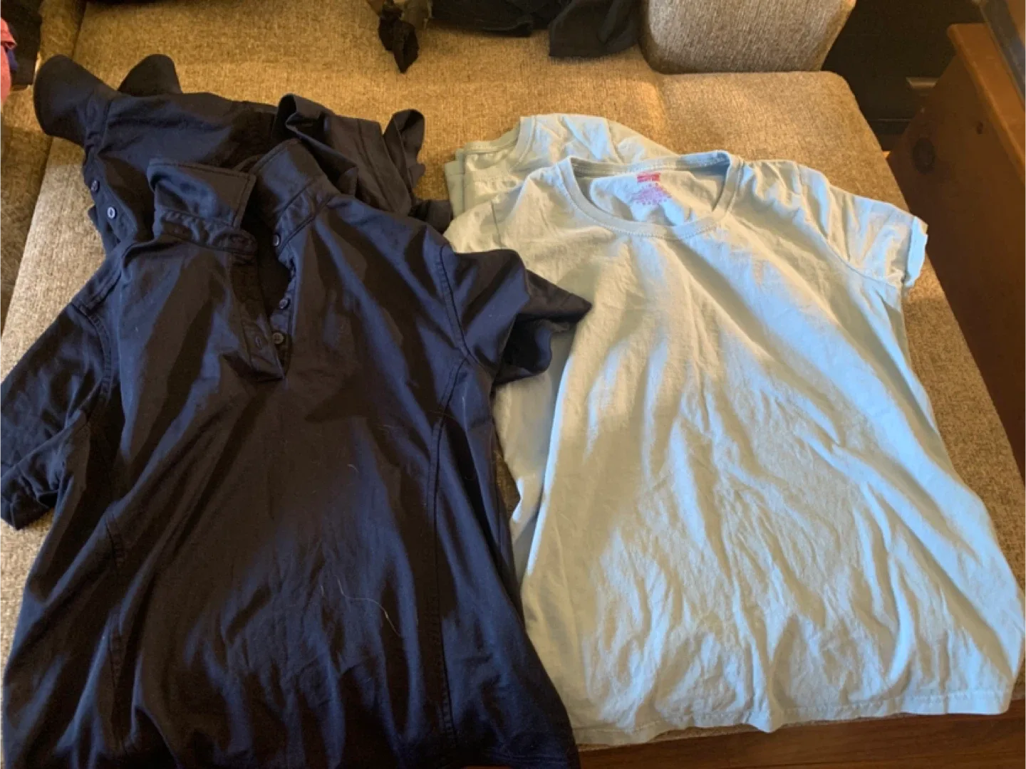 Work shirts.