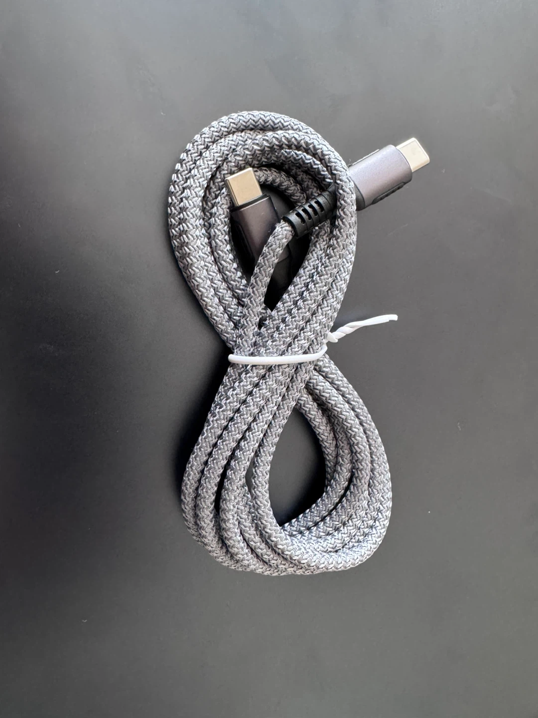 Grey Braided USB-C Cable