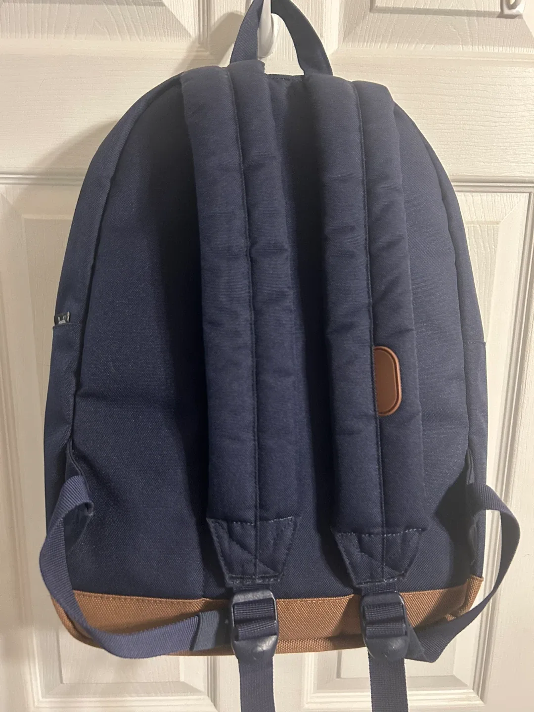 Herschel Navy & Brown Backpack image indicator(4)