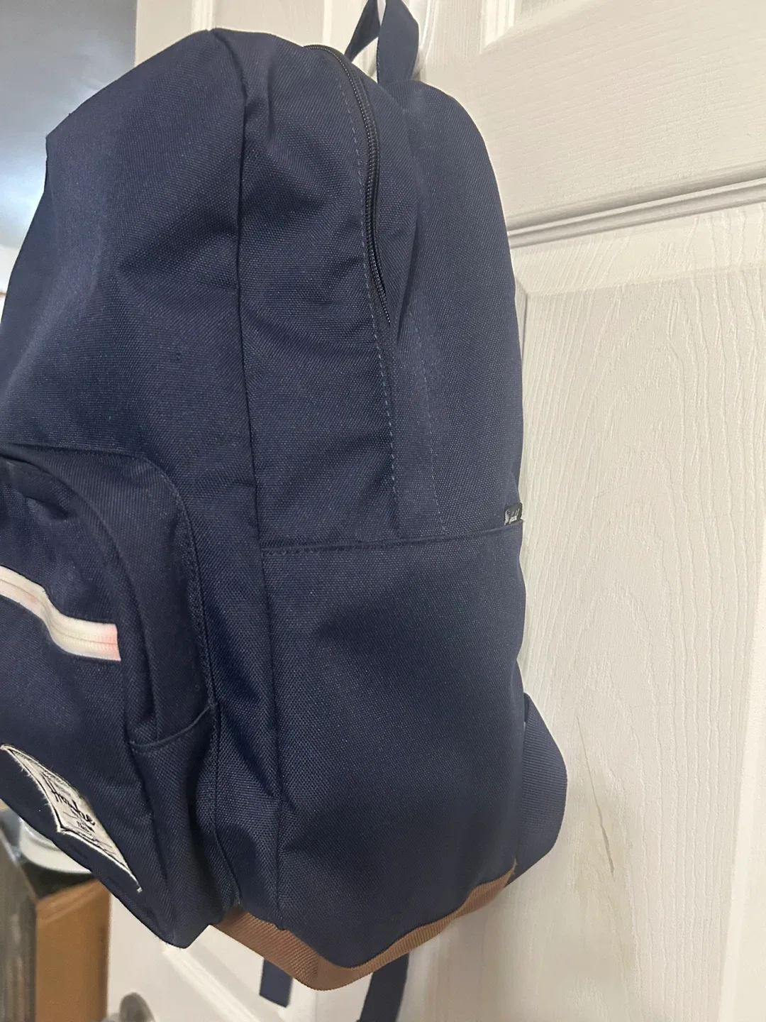 Herschel Navy & Brown Backpack image indicator(2)