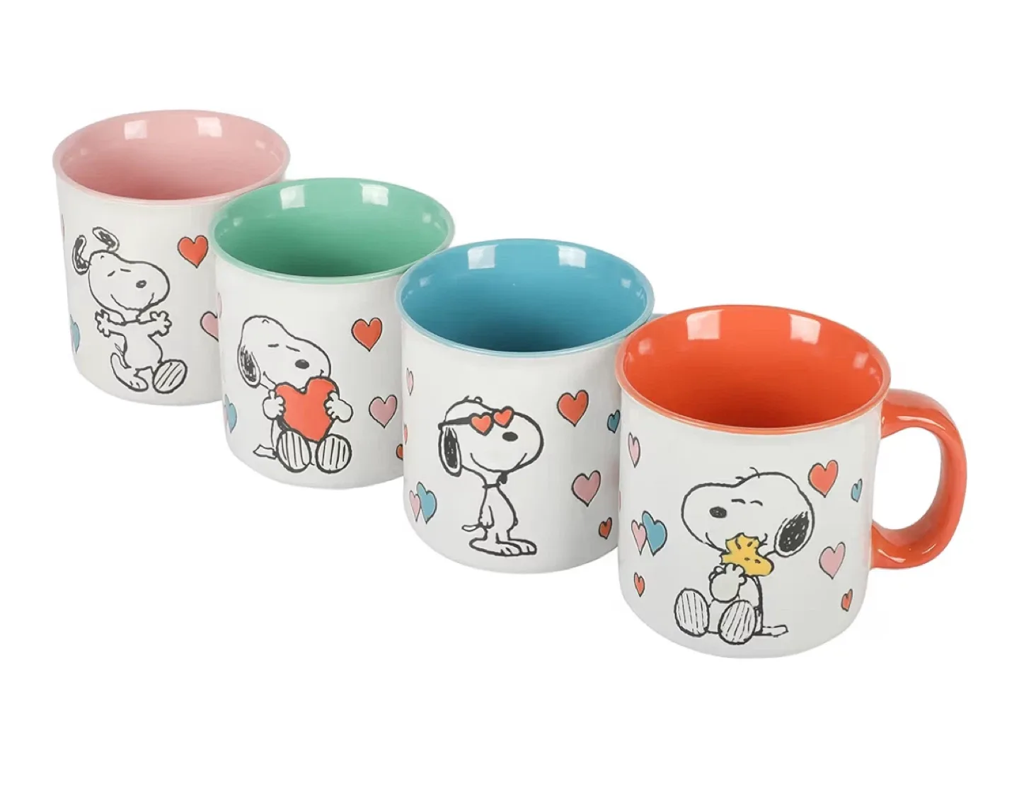 Peanuts Snoopy Mothers Love Mug Set - 4 Large 21 oz Mugs image indicator(6)