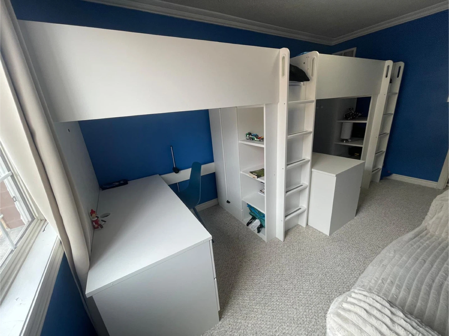 IKEA Smastad Loft bed, desk and wardrobe, kids bed - photo 2