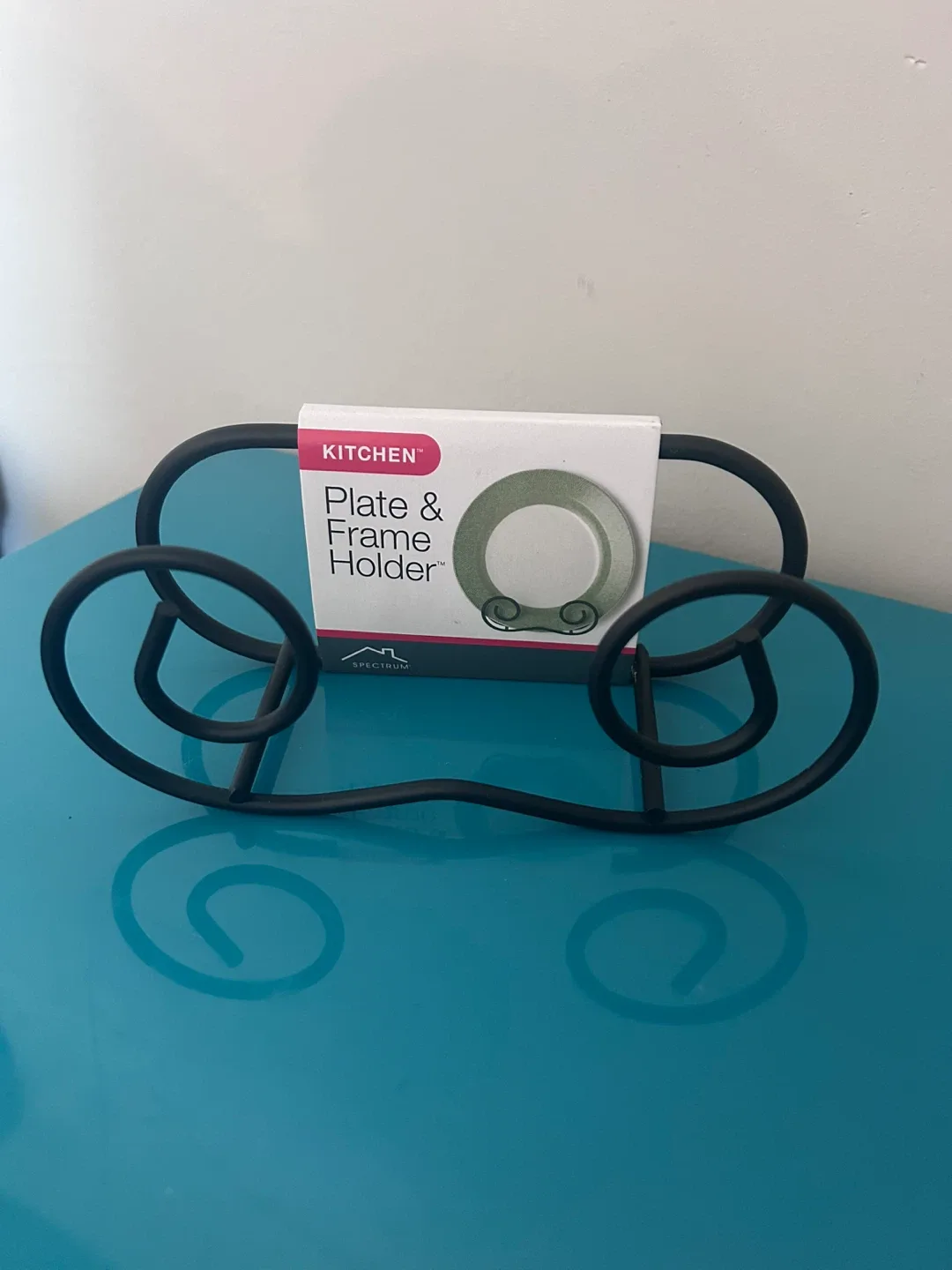 NEW Black Metal Plate & Frame Holders