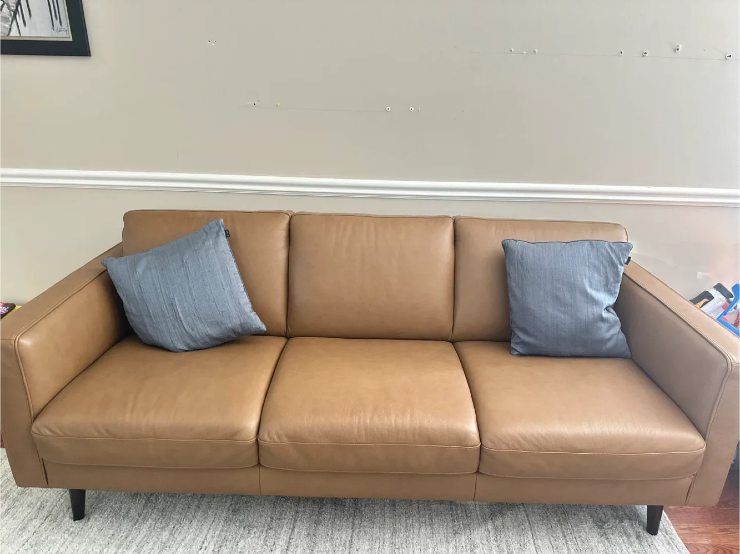 NATUZZI DESTREZZA ALL LEATHER SOFA $6500 image indicator(10)