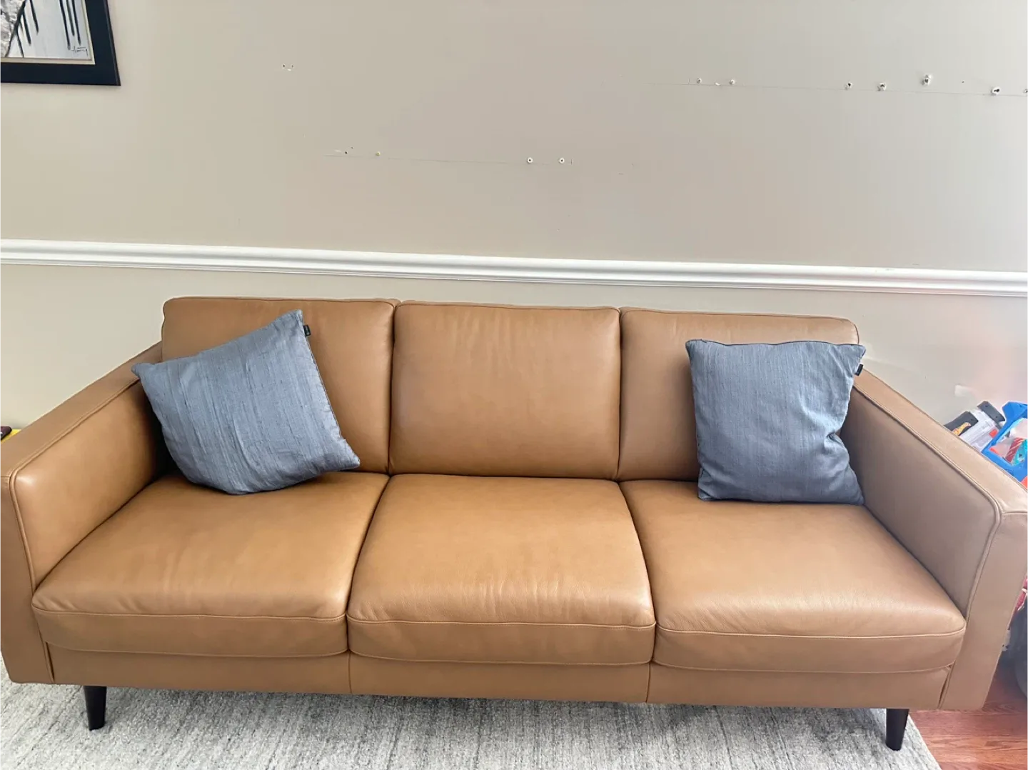 NATUZZI DESTREZZA ALL LEATHER SOFA $6500 image indicator(9)