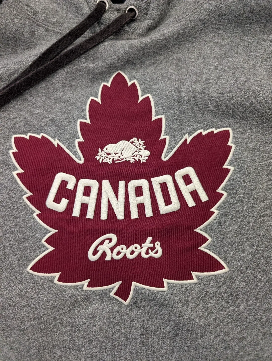 Roots Canada Grey Hoodie - Size M image indicator(2)