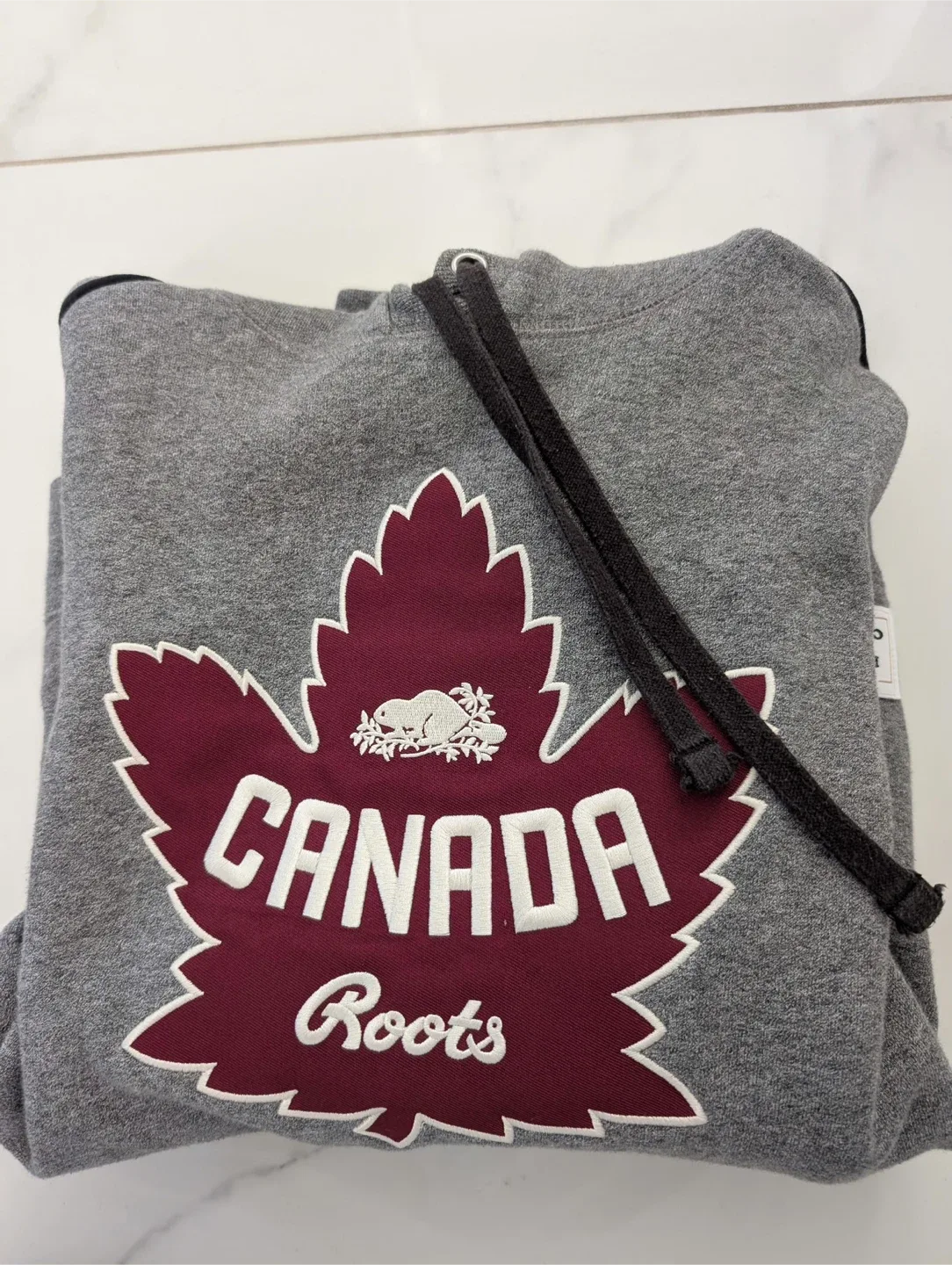 Roots Canada Grey Hoodie - Size M image indicator(3)