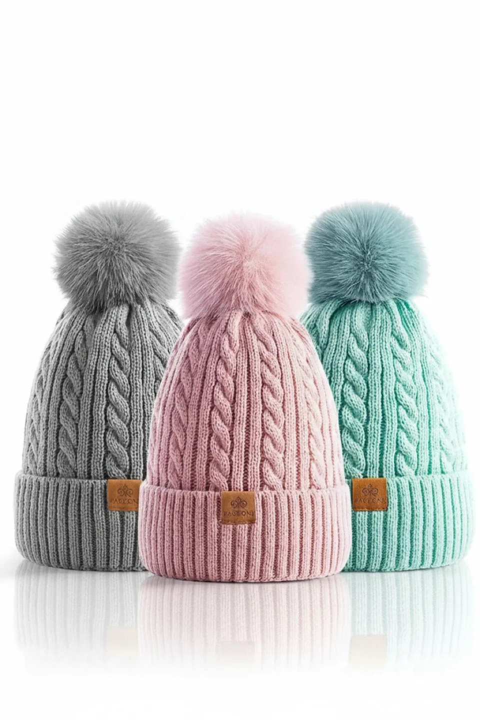 $10 Each - Paceon Knit Pom Pom Beanie