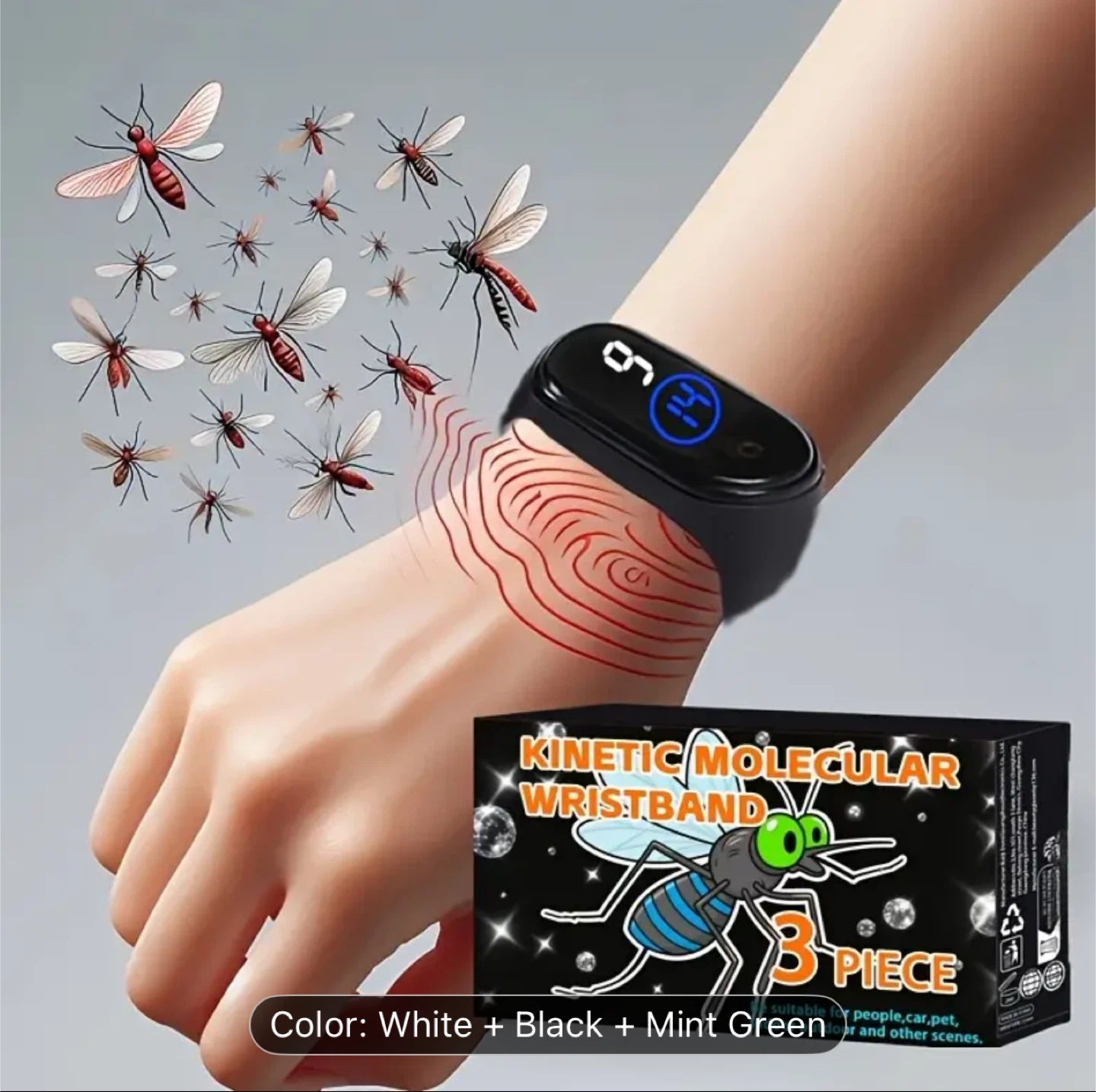 Mosquito repellent watch- 3 Piece Set - photo 2