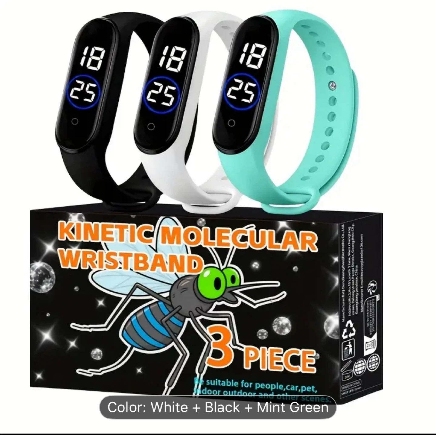 Mosquito repellent watch- 3 Piece Set