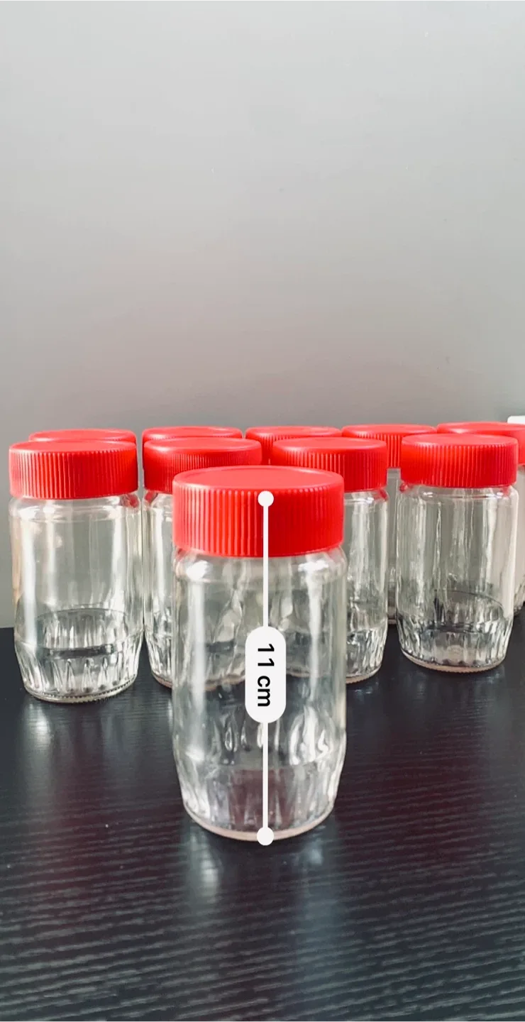 10 Small Glass Jars image indicator(3)