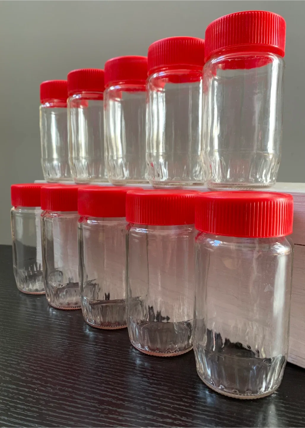 10 Small Glass Jars image indicator(2)