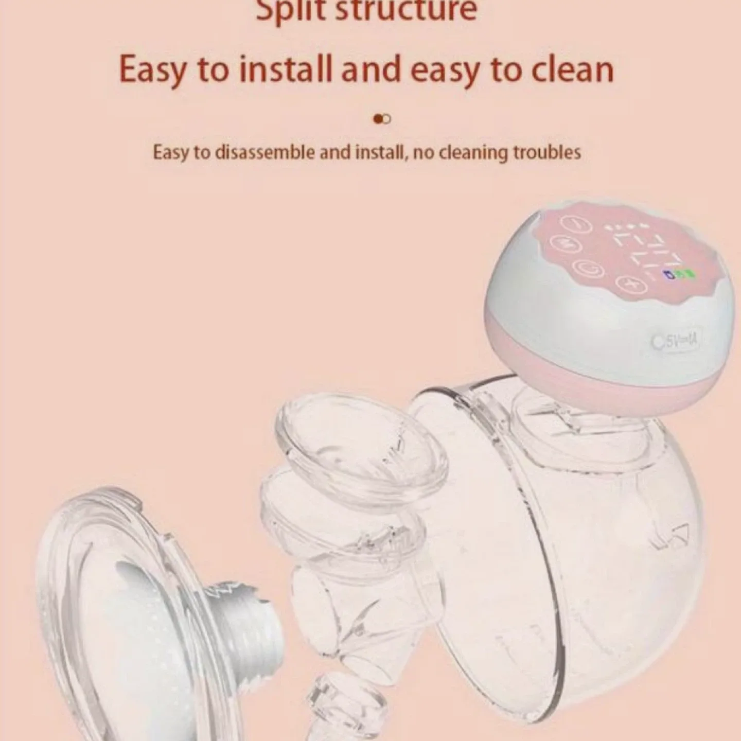 MY-379 Wearable Electric Breast Pump - 02 Pumps image indicator(4)