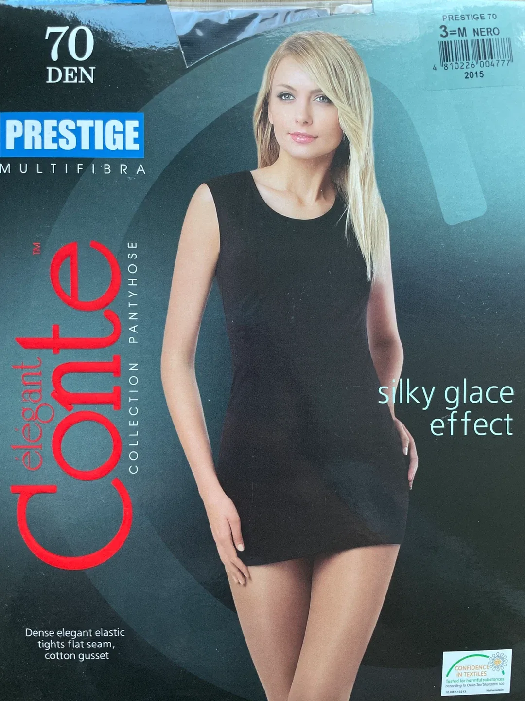 Tights Conte Prestige Multifibra, 70 Den, black, size 3=M