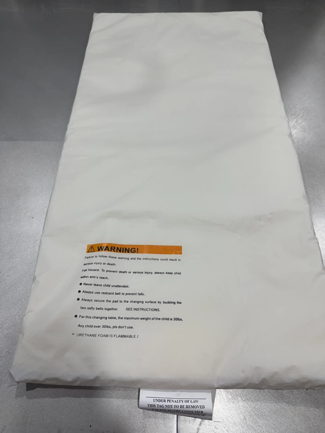 Changing Table Pad - White