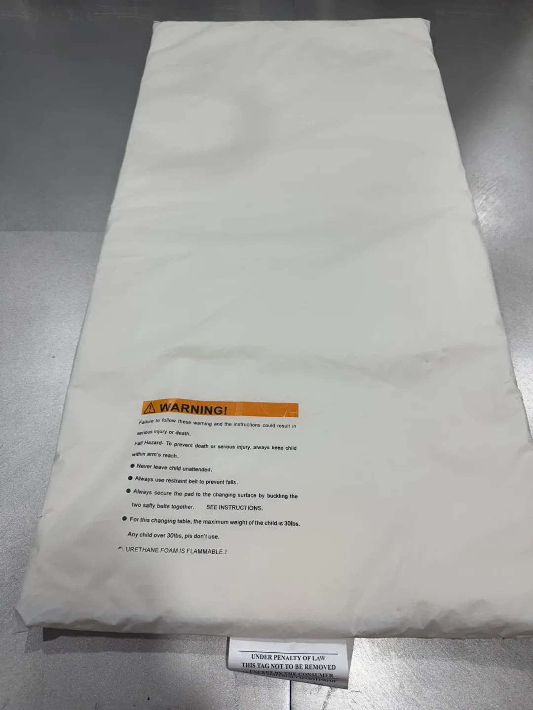 Changing Table Pad - White