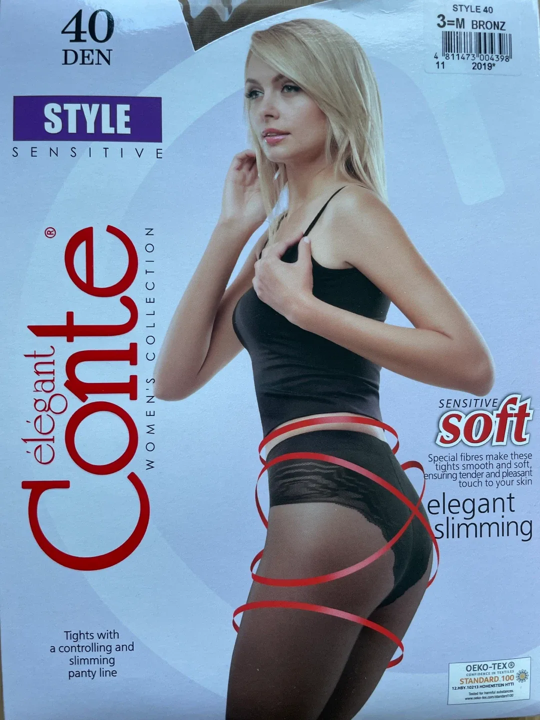 Tights Conte Style Sensitive, size 3=M, Elegant Slimming