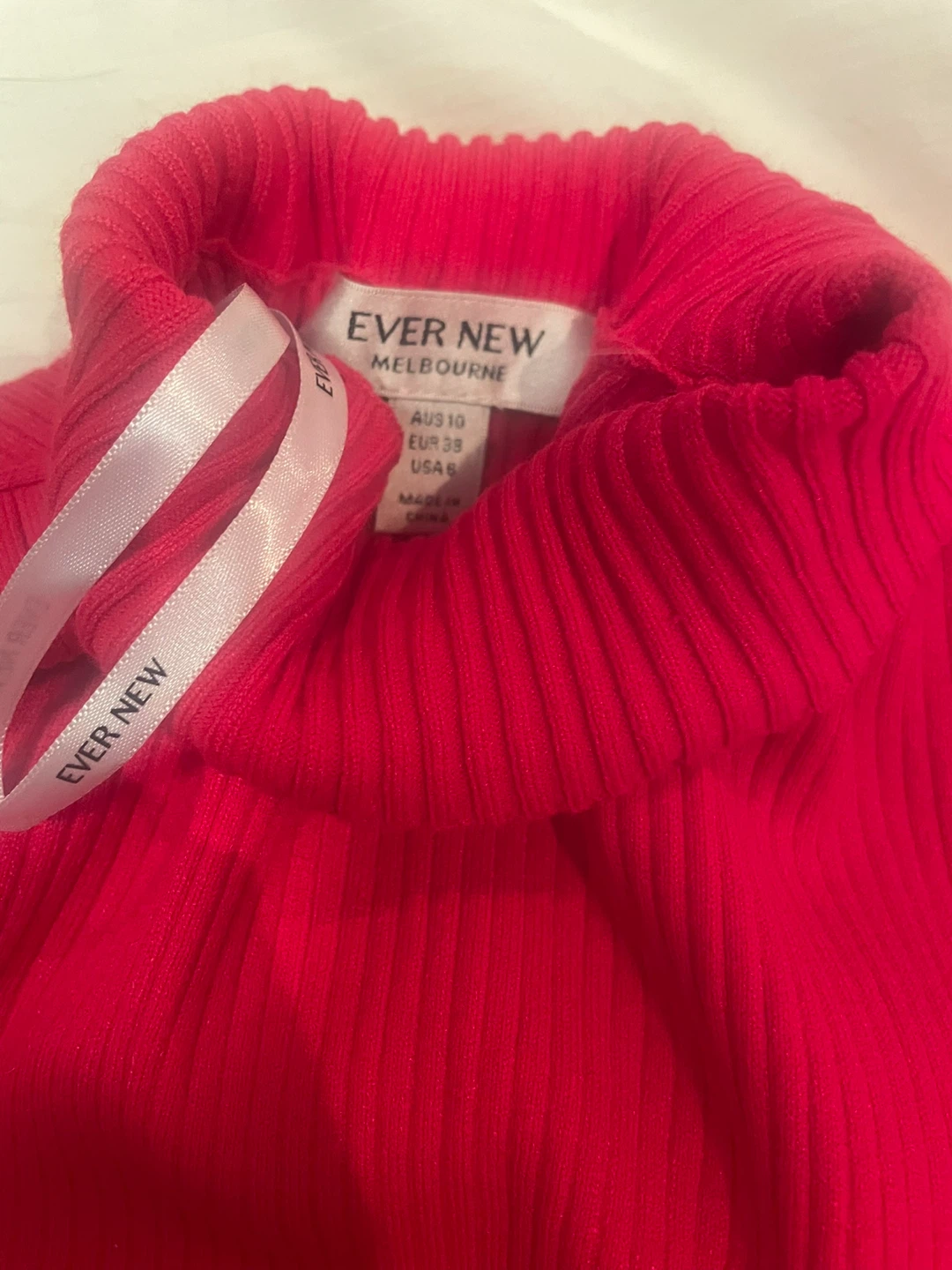 Ever New Red Long Sleeve Dress - Size 6