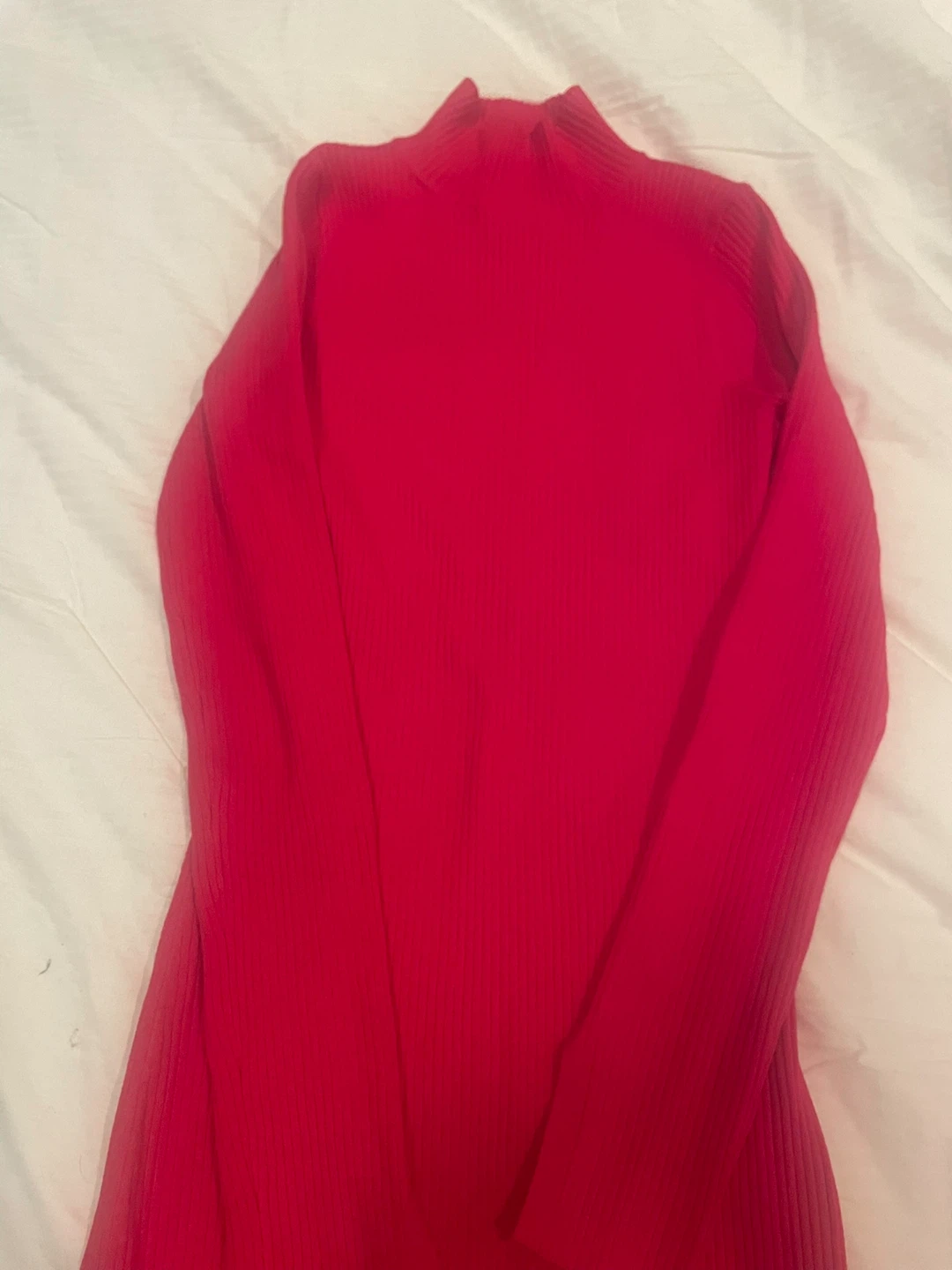 Ever New Red Long Sleeve Dress - Size 6 - photo 2