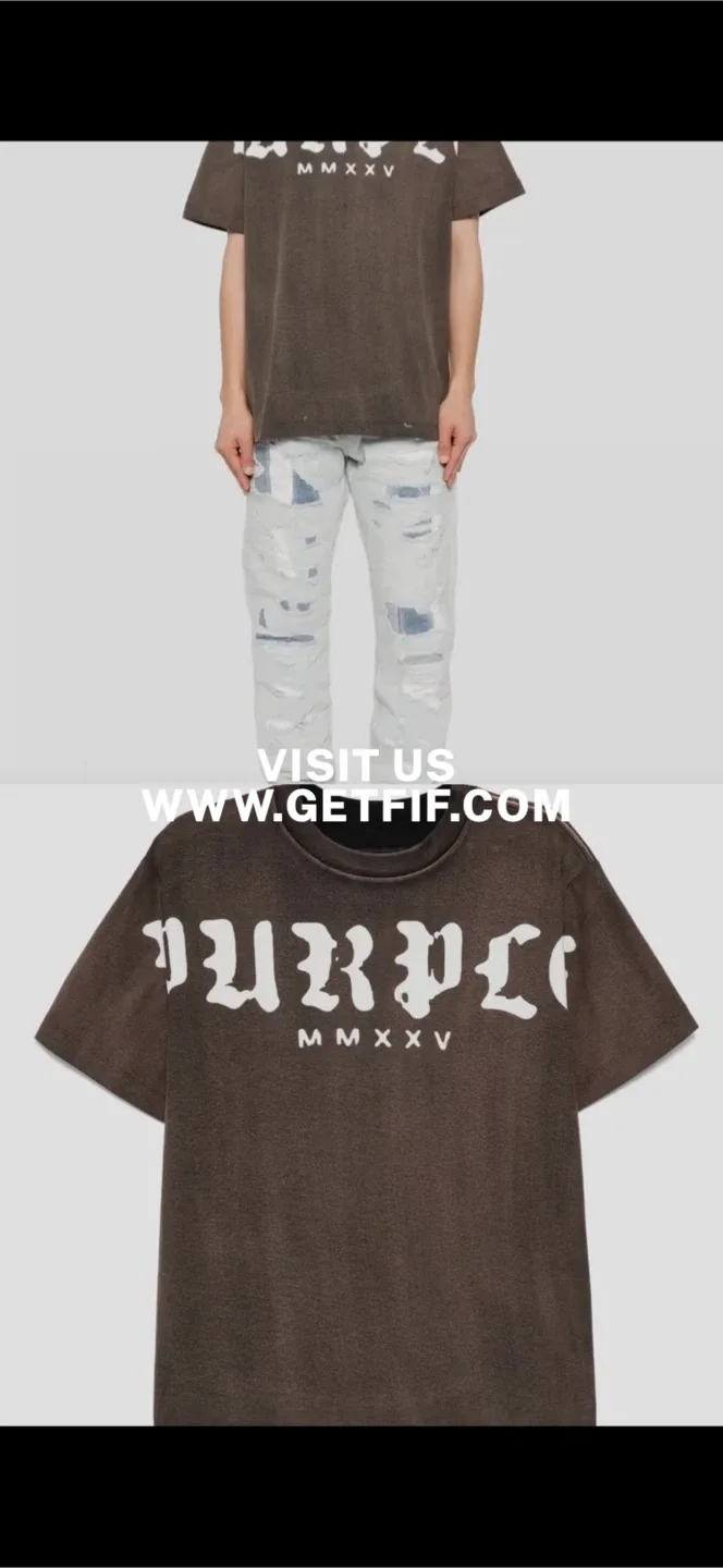Purple Brand Brown T-Shirt