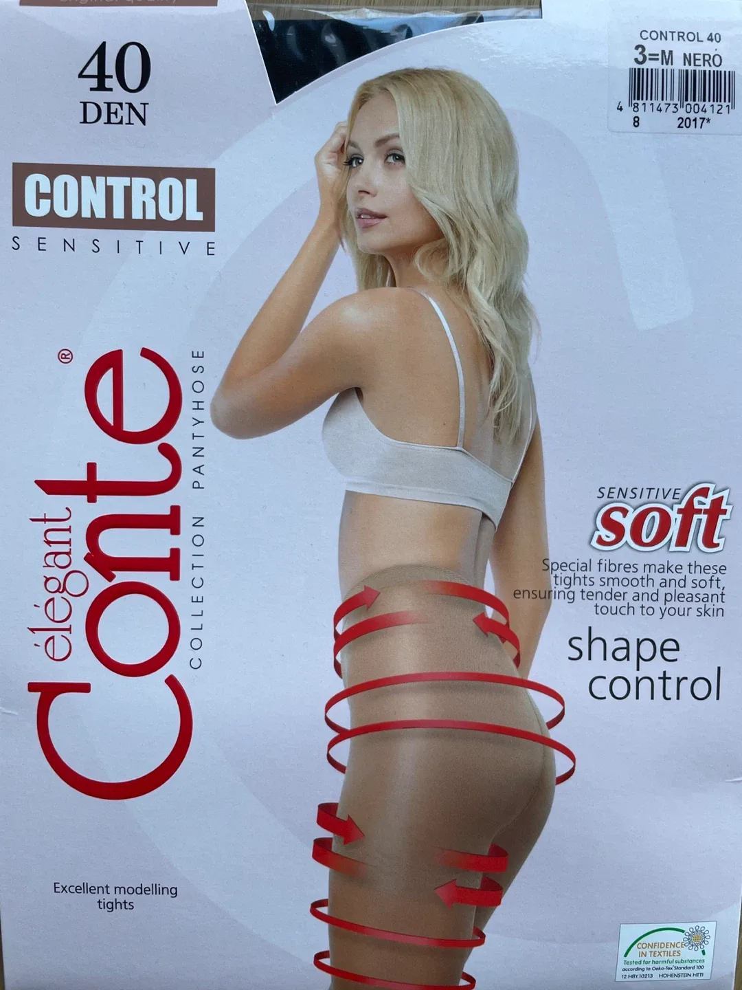 Conte Elegant Collection Tights Control 40 DEN, Size 3=M