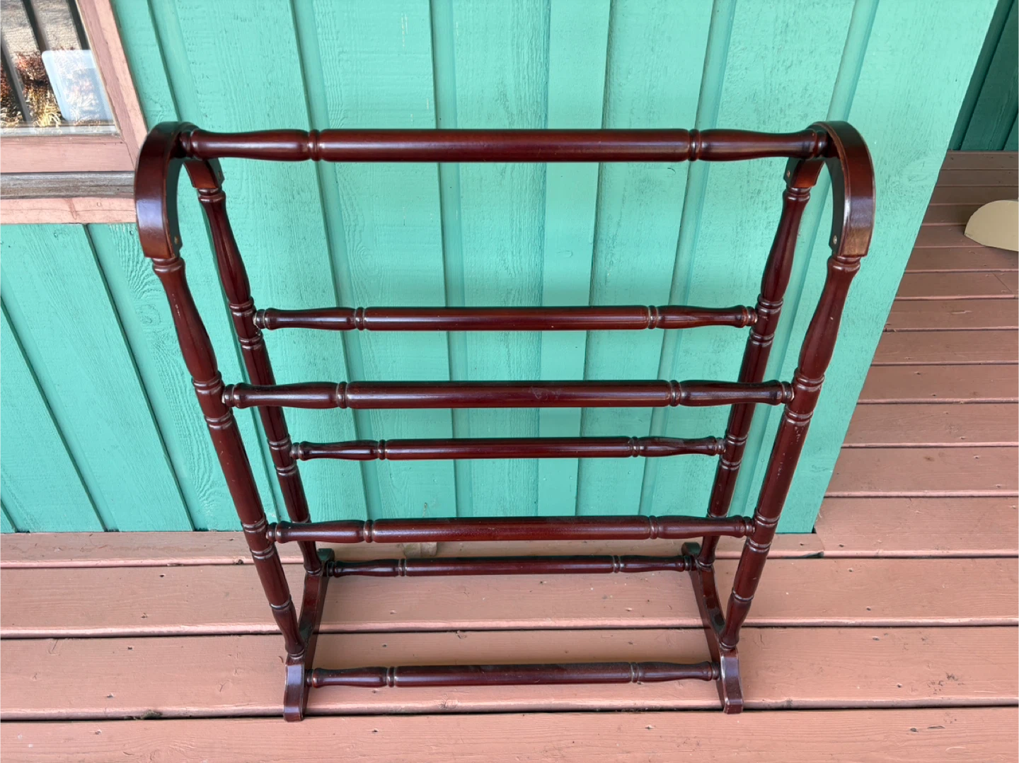Vintage Wooden Quilt Rack