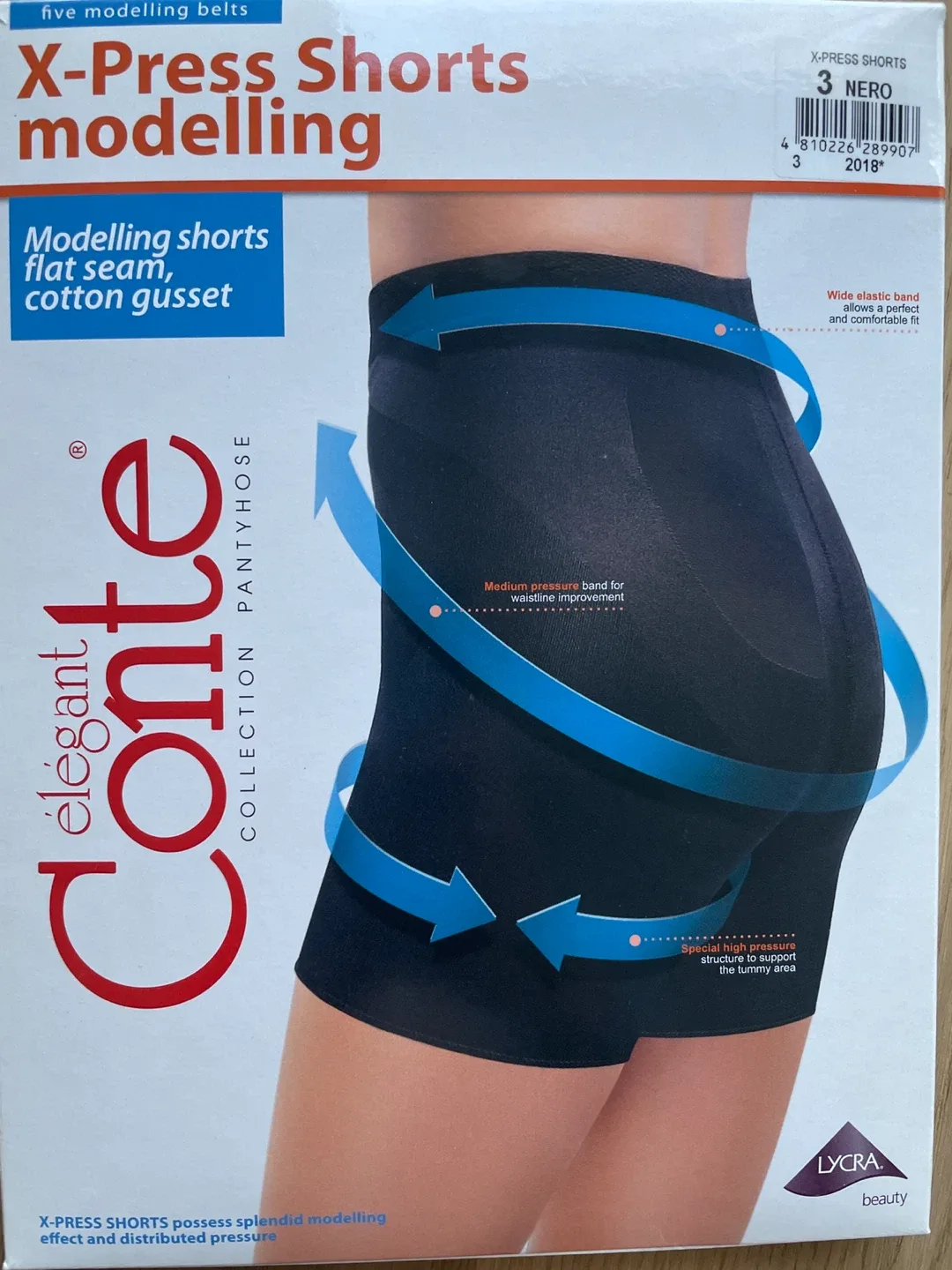 Conte Elegant X-Press Modelling Shorts - Size 3, black