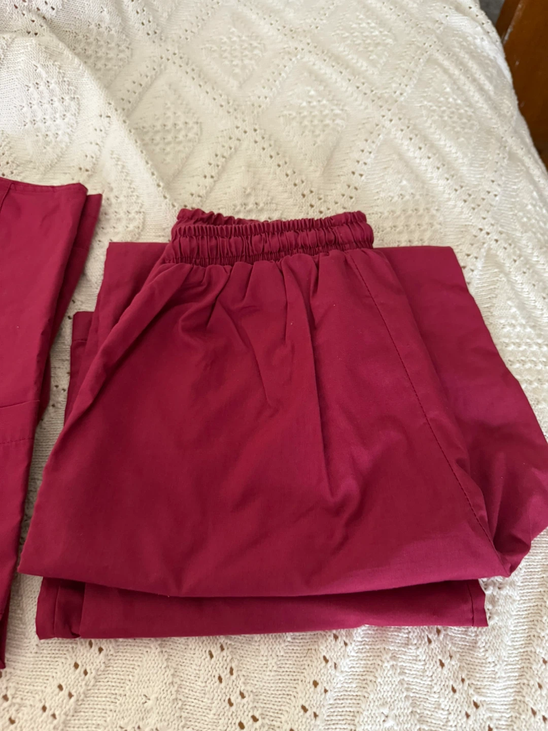 Monotip Maroon Scrub Set - Size S - photo 3