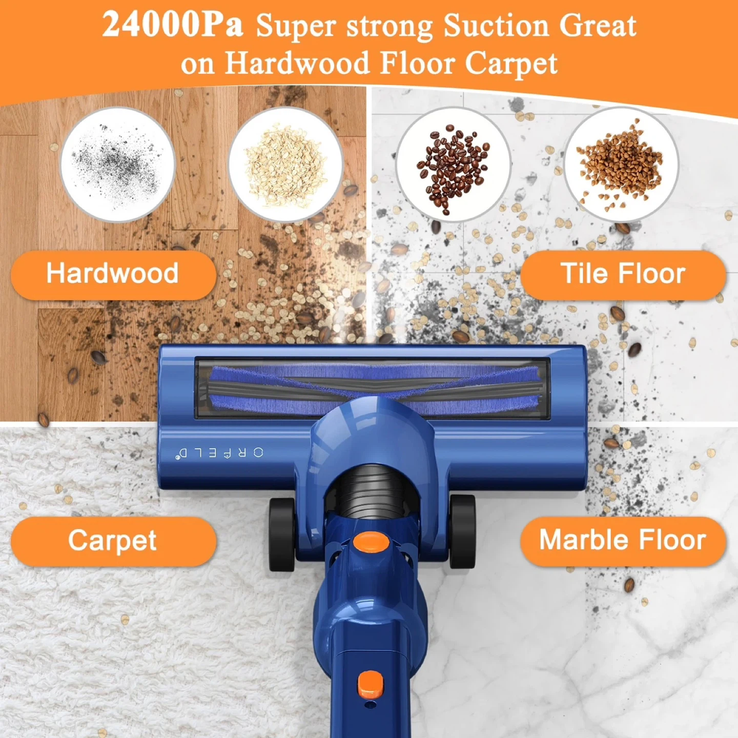 Orfeld Cordless Vacuum - Ultralight & Easy to Clean - photo 4