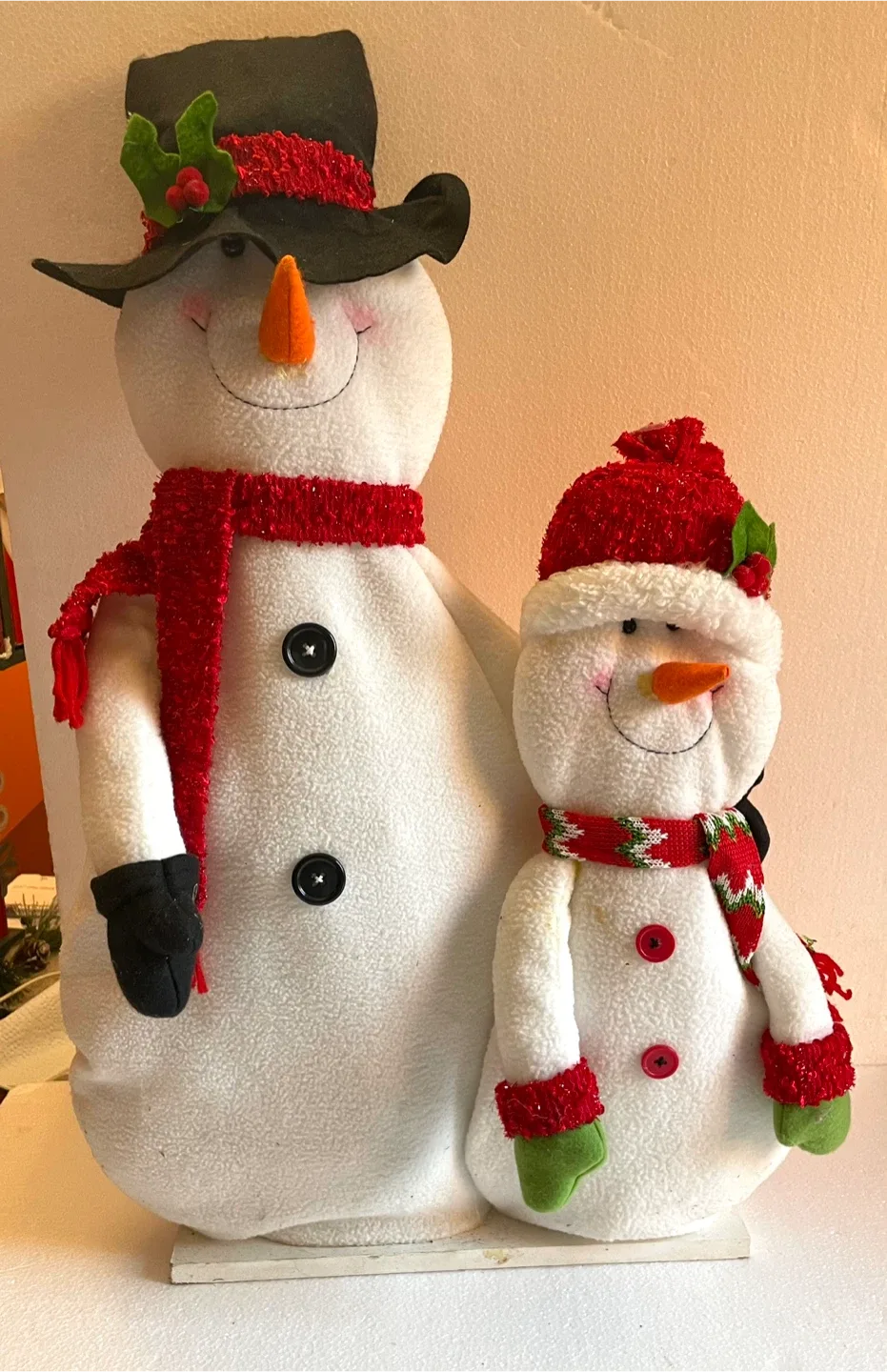 28” Tall Christmas Snowmen Decoration Porch Decor  $10
