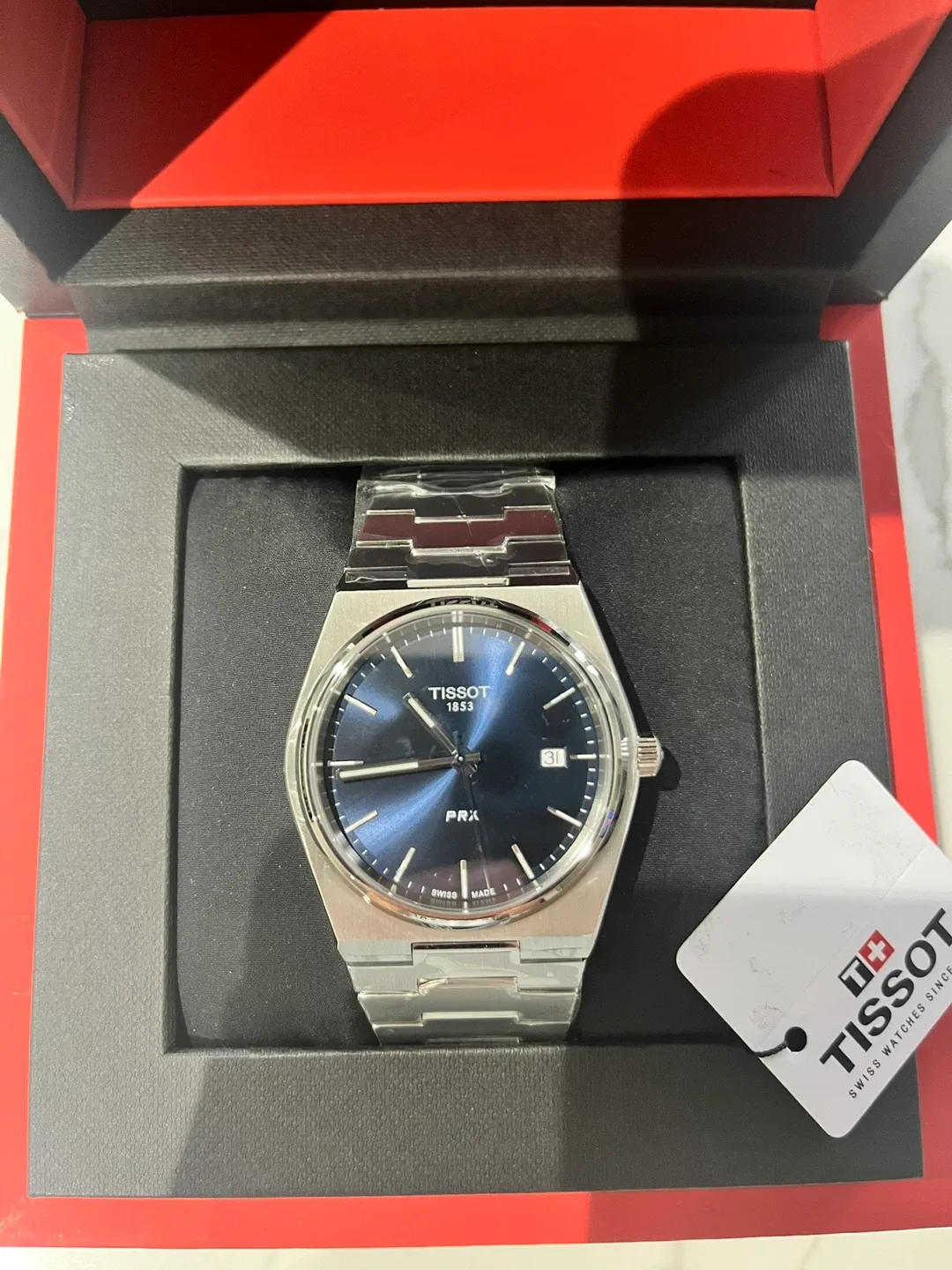 Tissot PRX Blue 40mm Dial Watch - Brand New!