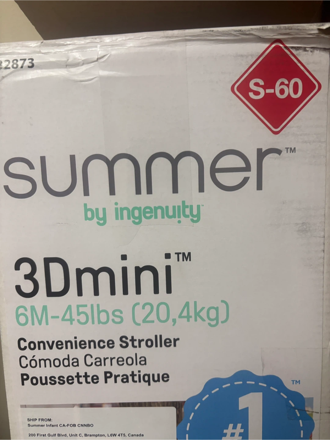 Summer 3Dmini Convenience Stroller, 6M-45lbs