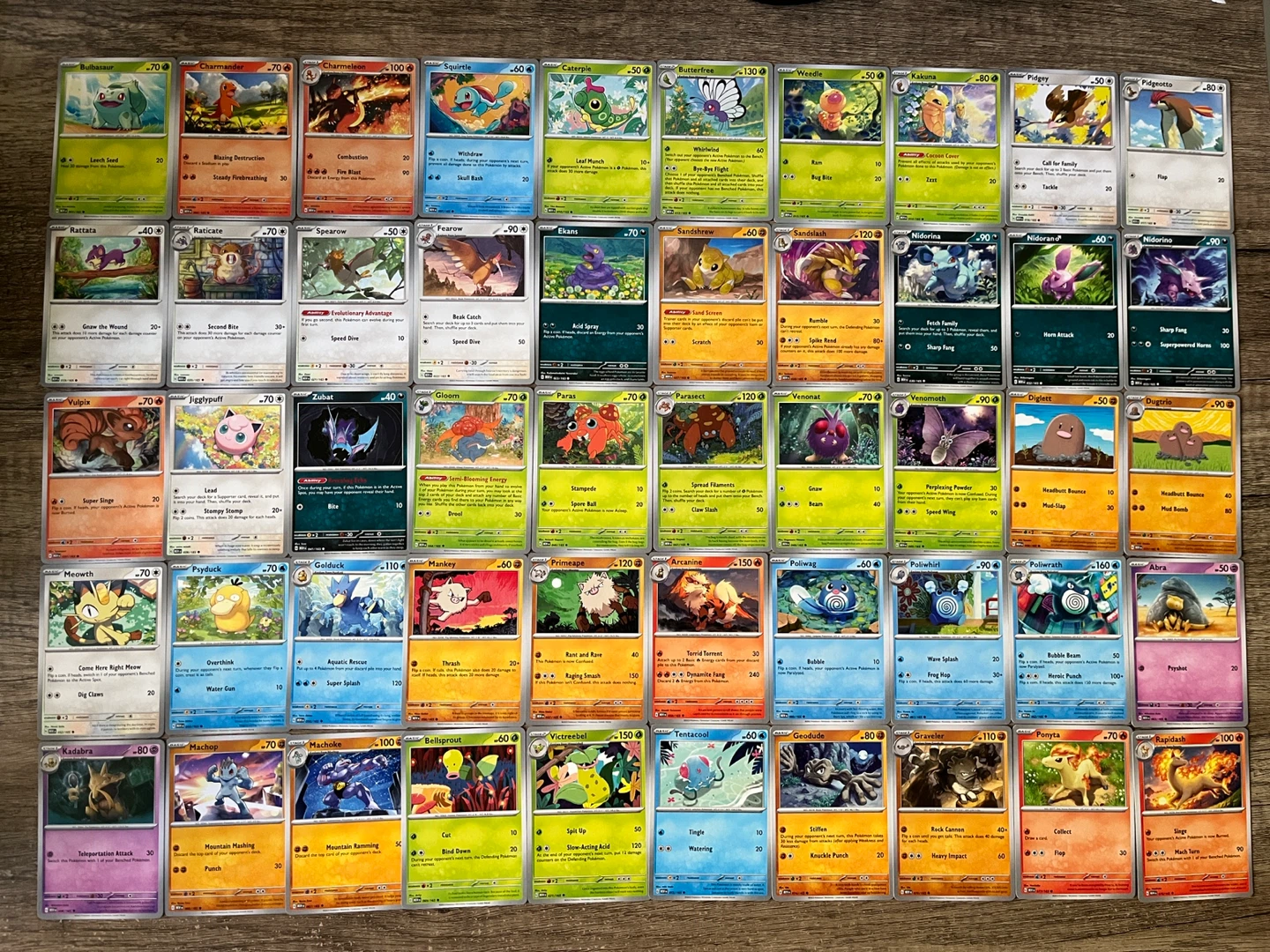 A Lot of Pokemon 151 Cards