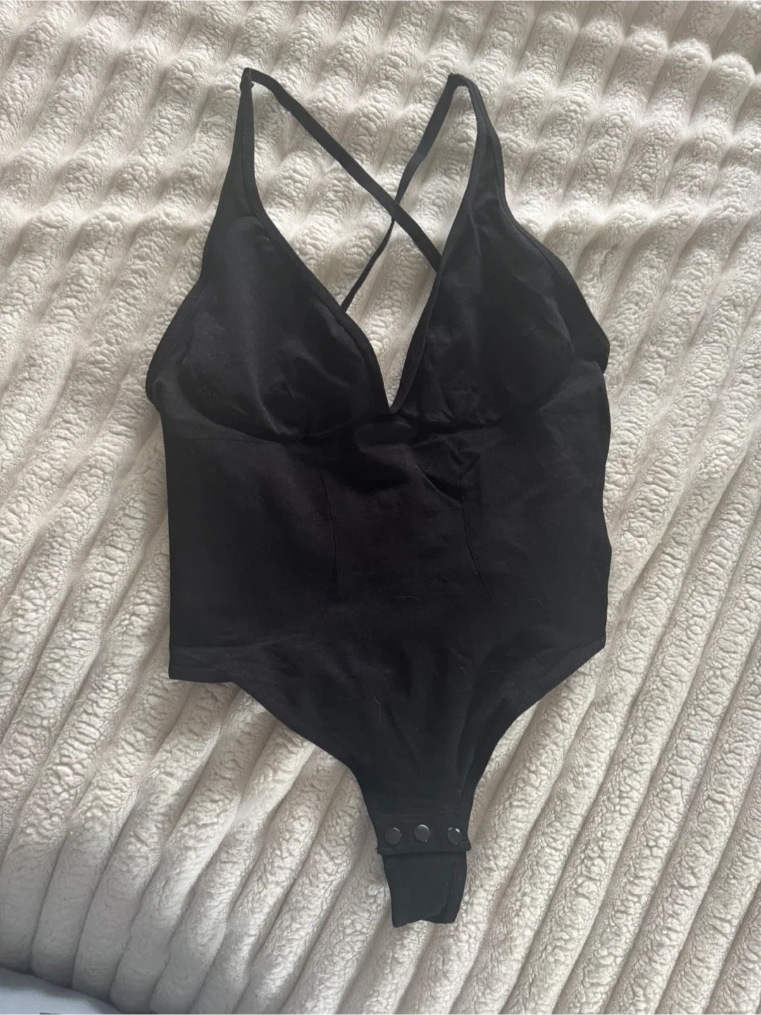 Tummy Control Deep V Bodysuit