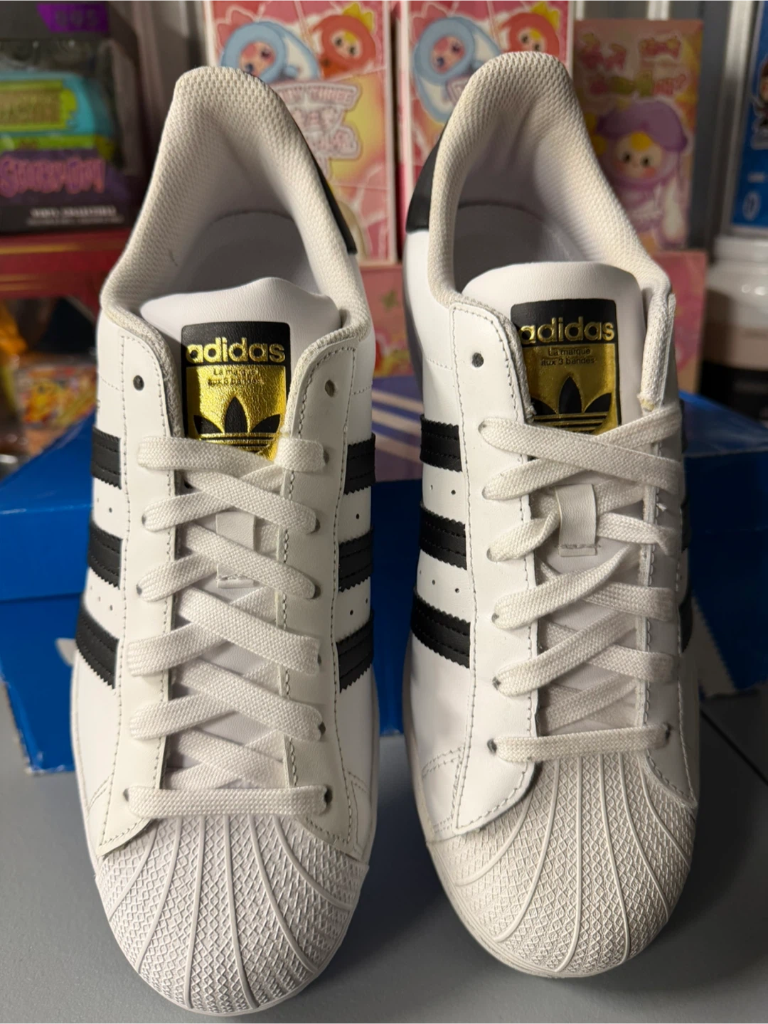 Adidas Superstar White/Core Black, Size 8.5