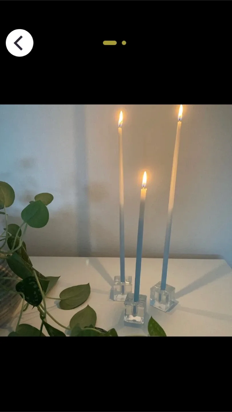 Ice Cube Candle Holders