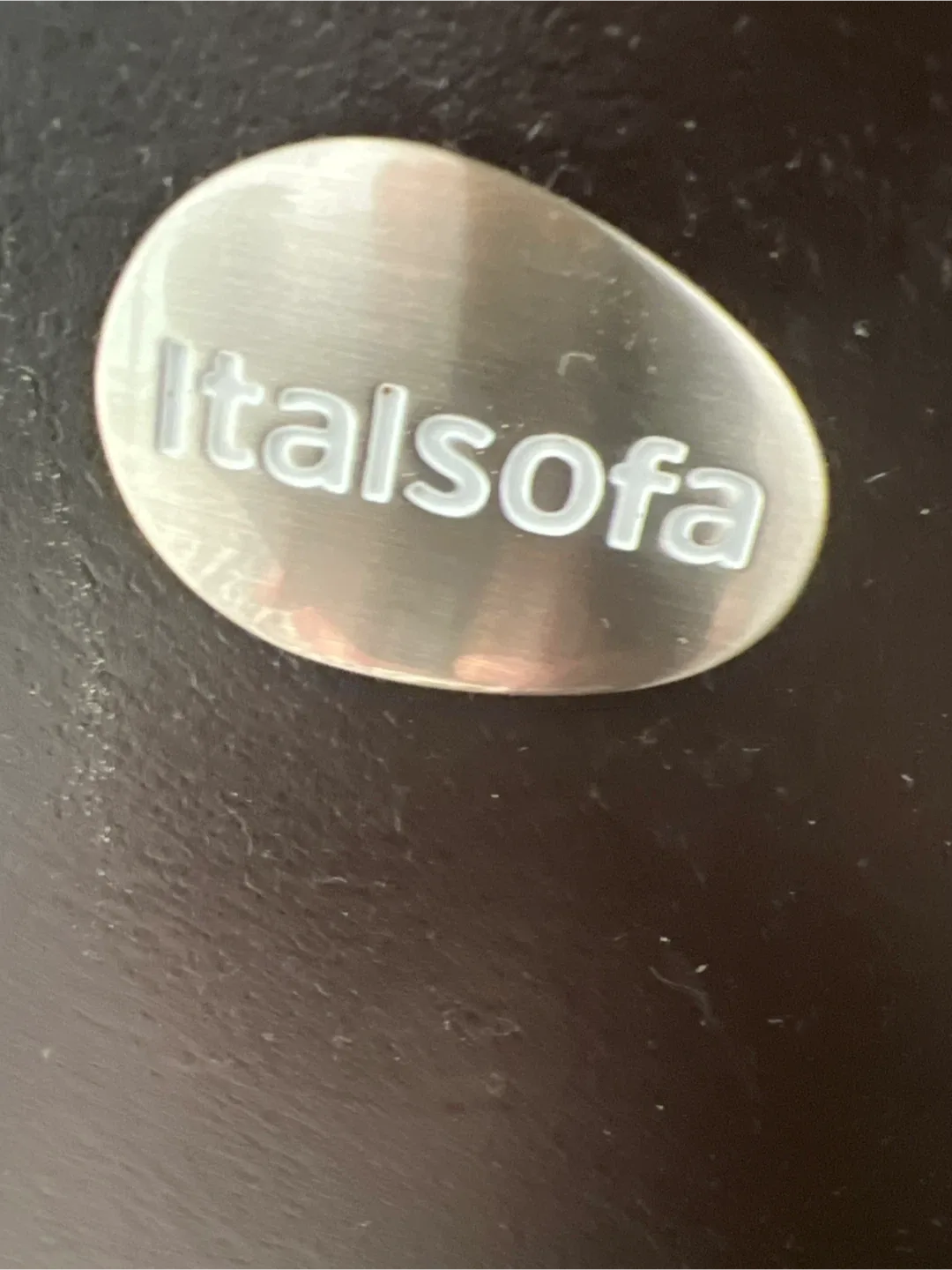 Italsofa Brown Leather Loveseat image indicator(3)