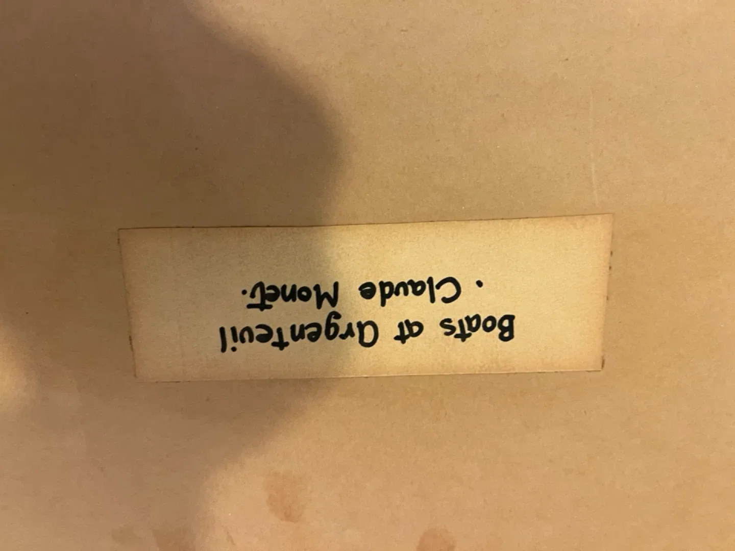 Claude Monet "Boats at Argenteuil" Painting image indicator(4)