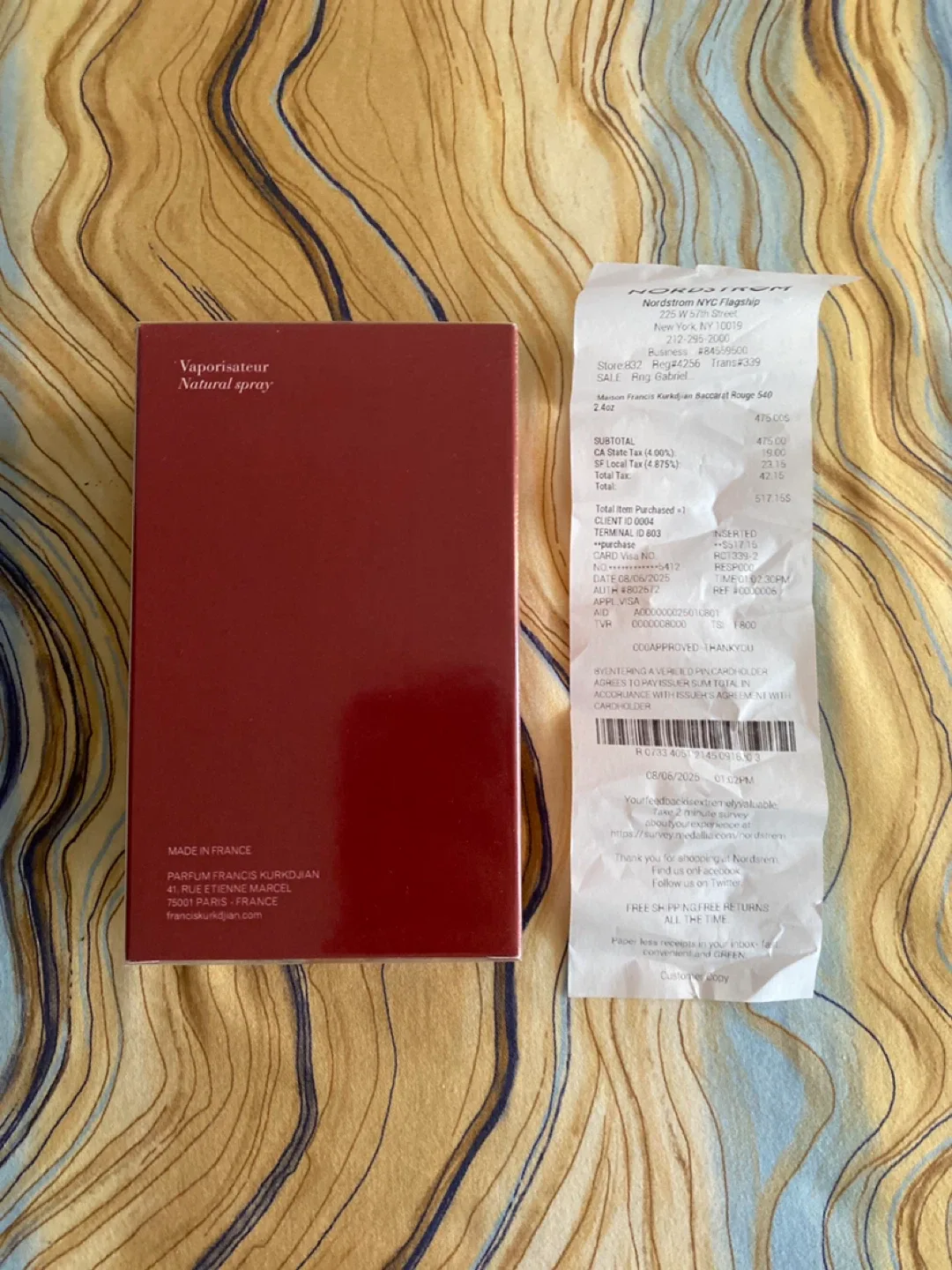 Sealed Baccarat Rouge with receipt image indicator(2)