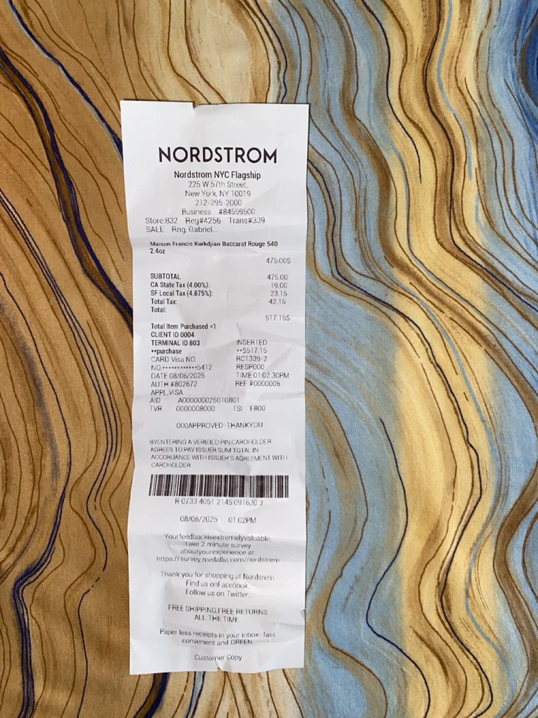 Sealed Baccarat Rouge with receipt image indicator(3)