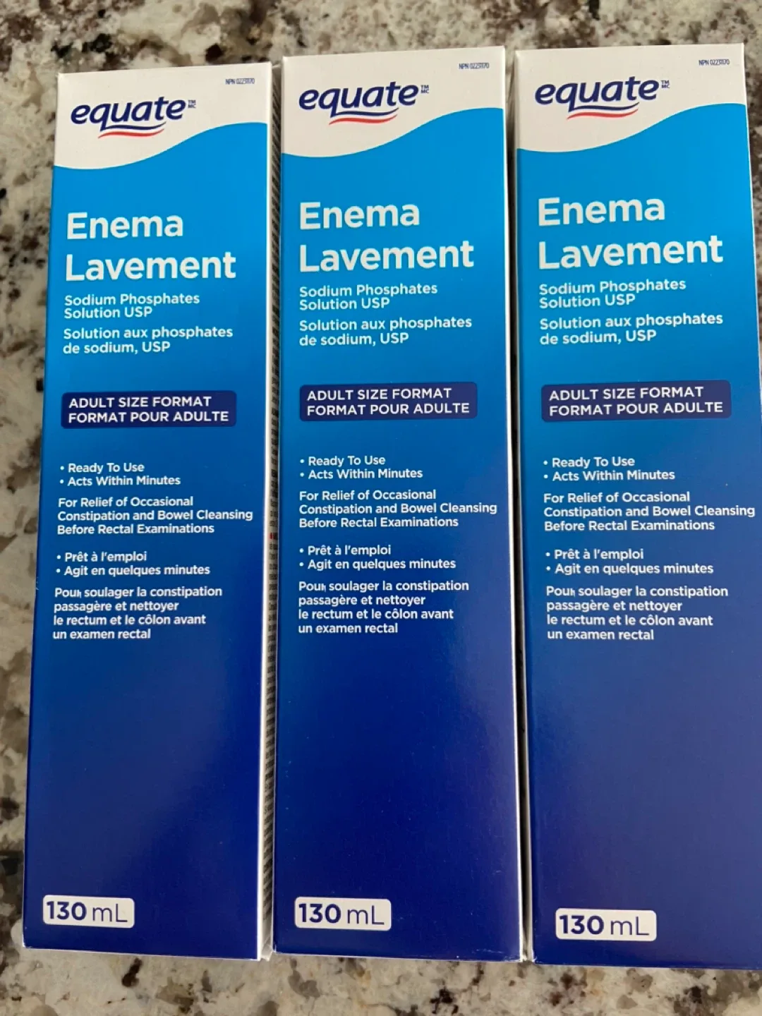 3 for $10-Equate Enema Lavement 130 mL - New