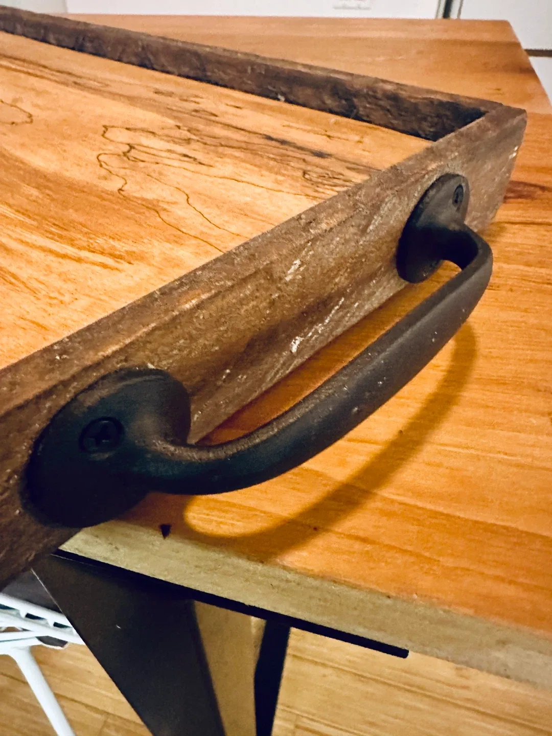 SPALTED MAPLE CHARCUTERIE BOARD SERVING TRAY RECLAIMED WOOD image indicator(4)