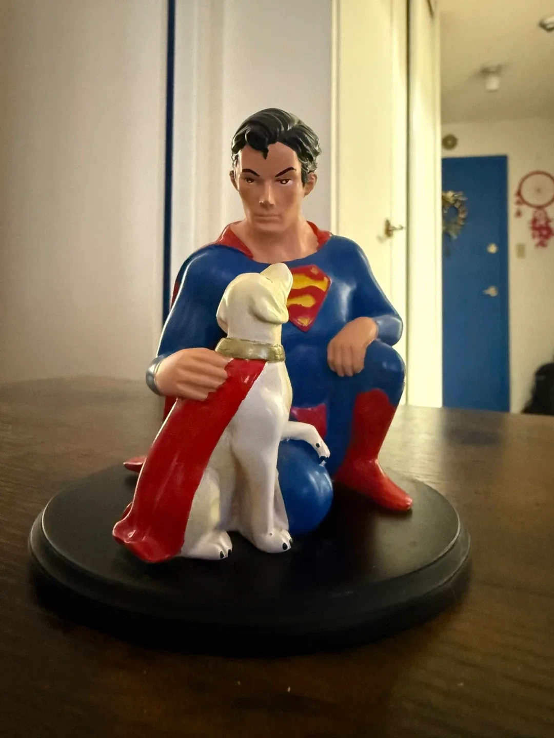 Superman & Krypto Figurine
