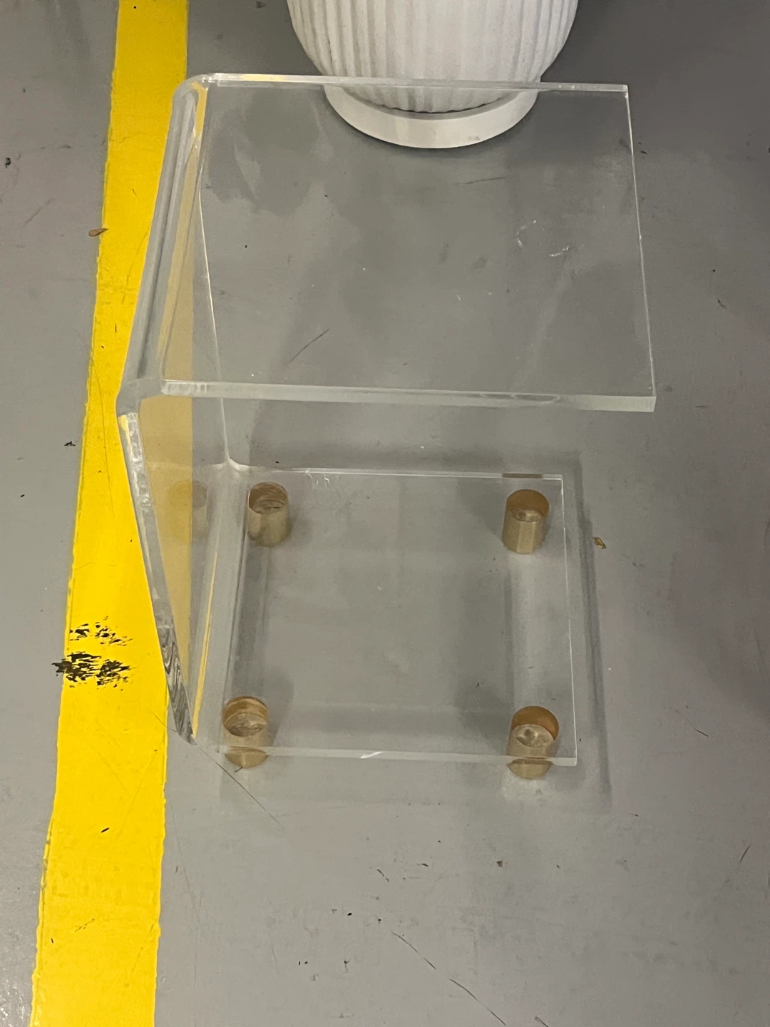 Lucite Acrylic Side Table