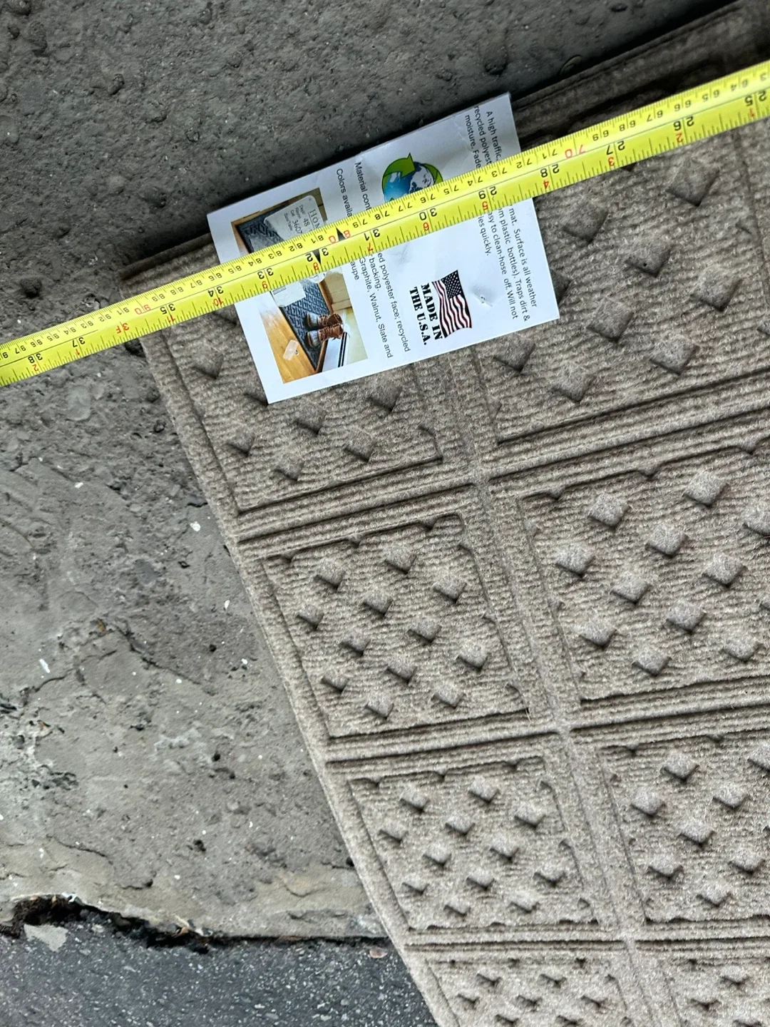 Recycled Polyester Thrift Mat - Taupe image indicator(2)