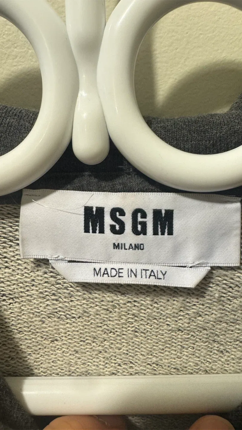 MSGM Milano Grey Hoodie image indicator(5)