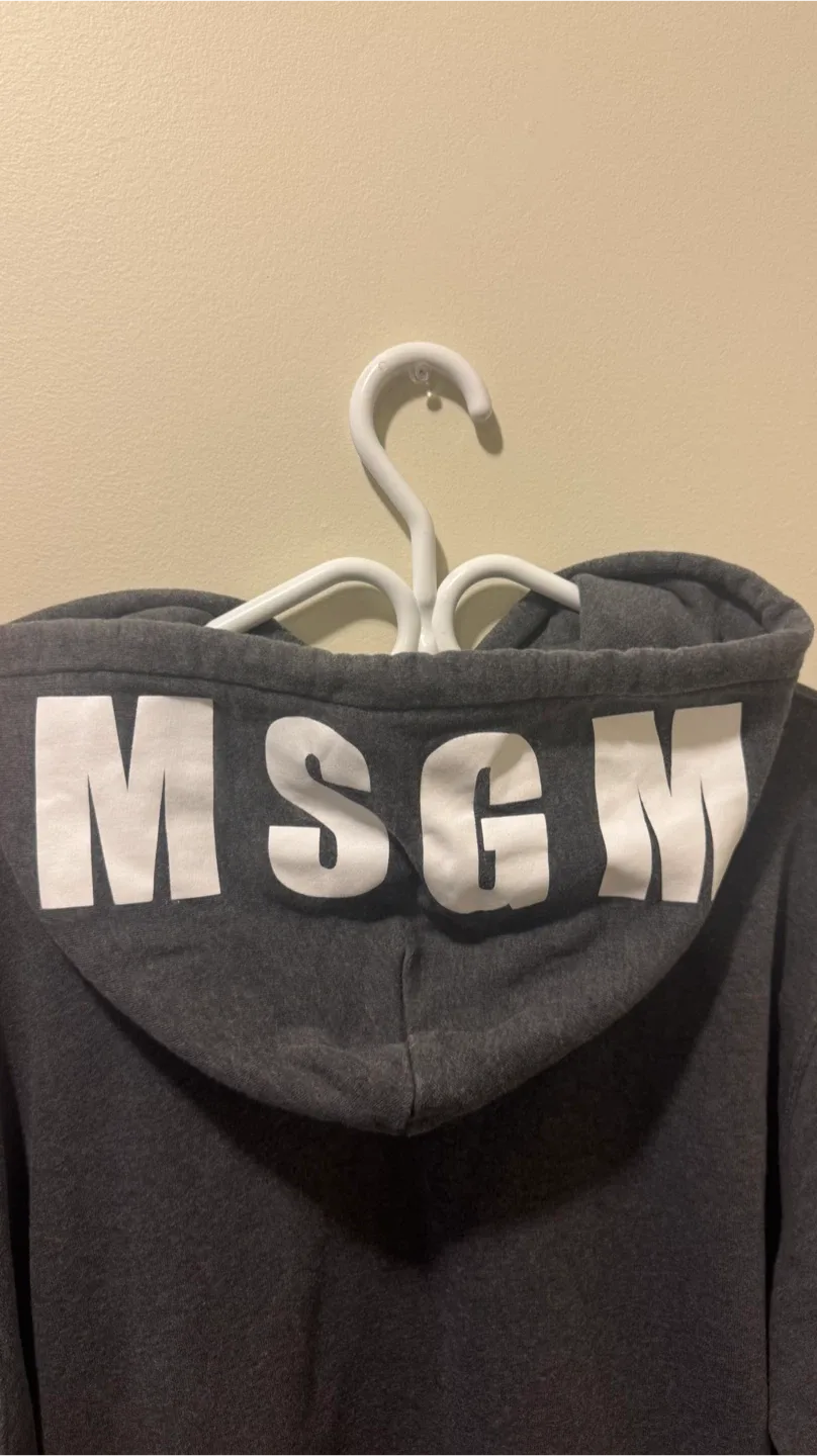 MSGM Milano Grey Hoodie image indicator(3)