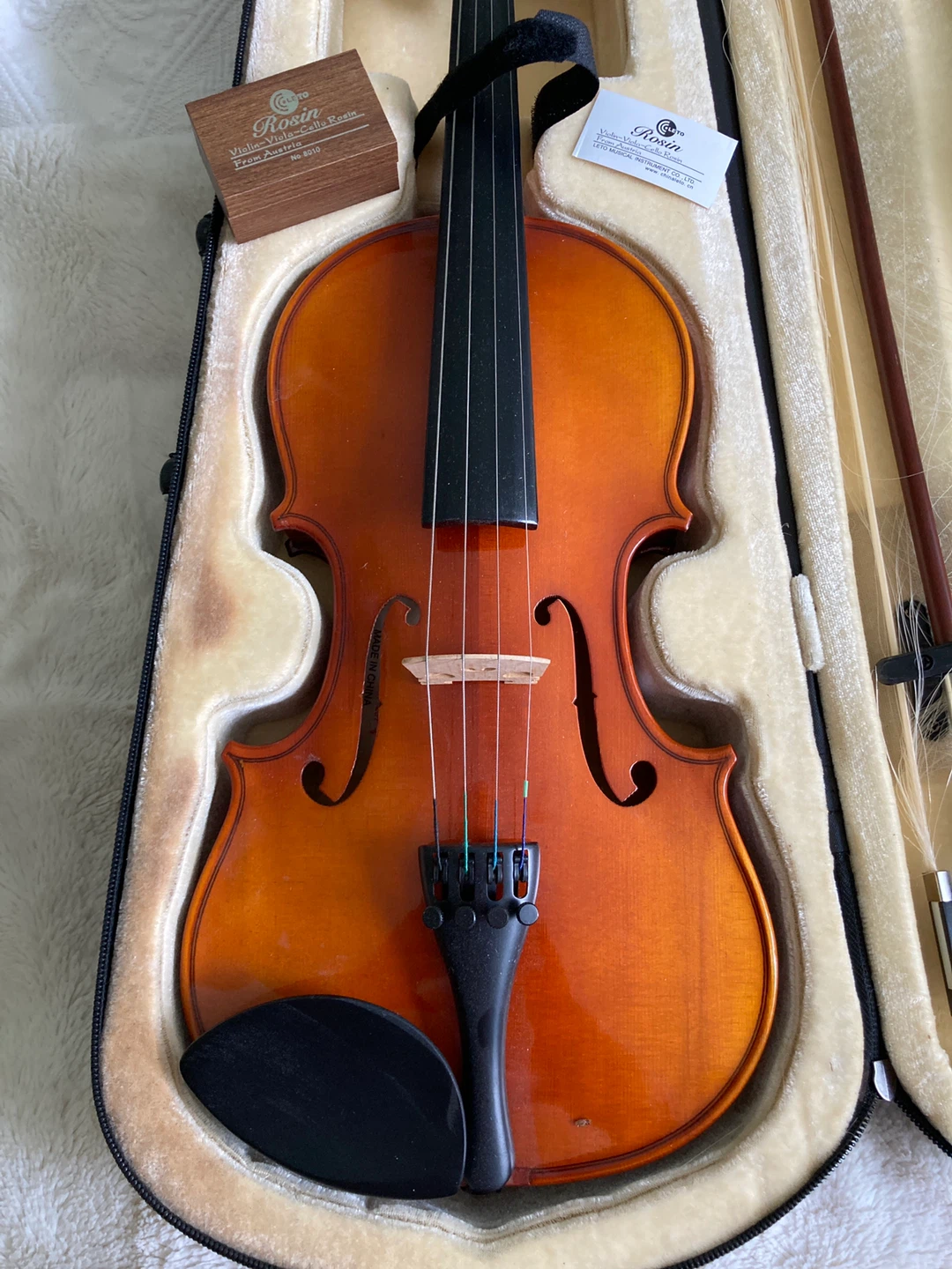 Child Violin with Case and Bow - photo 2